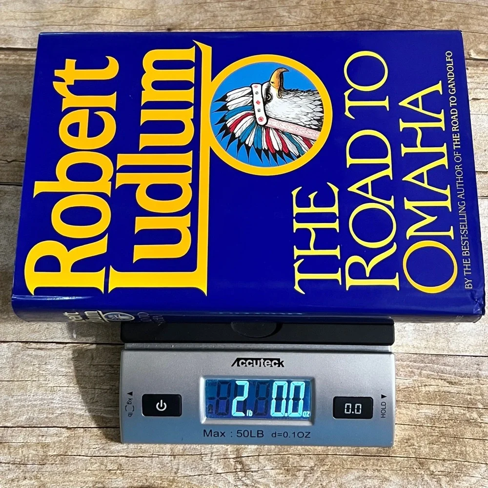 The Road to Omaha Robert Ludlum First‎ Edition Hardcover 1992 Thriller Novel
